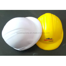 Safety Helmet Shaped PU Foam Anti Stress Ball